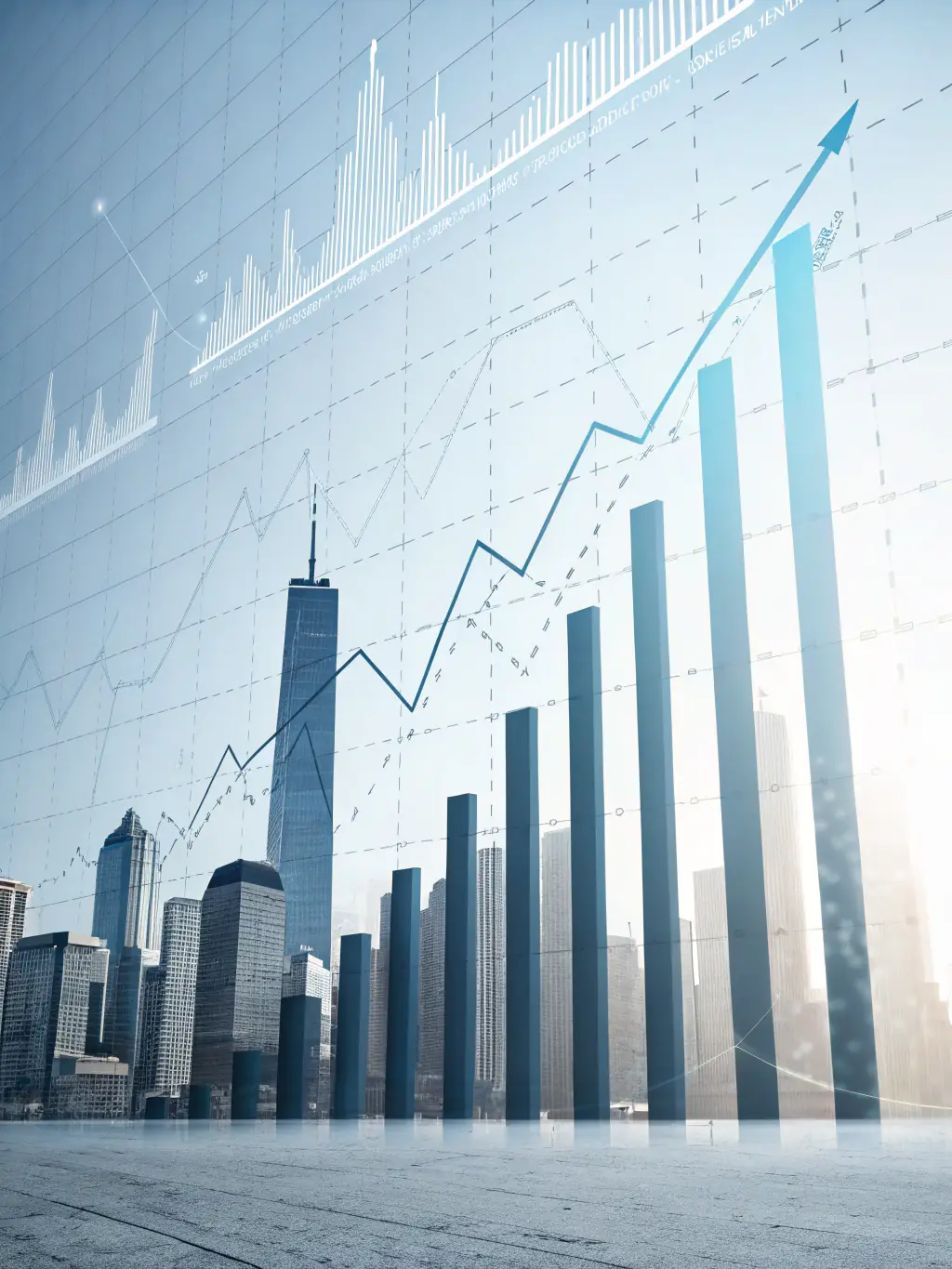 A graph showing a business's upward trajectory after implementing turnaround strategies, symbolizing growth and recovery.